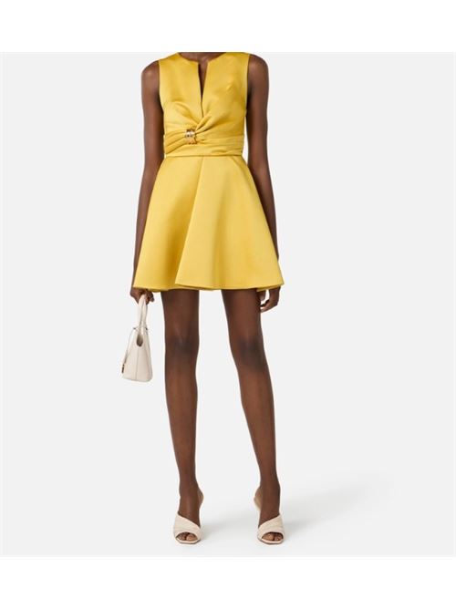 Duchess dress with jewel detail ELISABETTA FRANCHI | AB87261E2.EV4